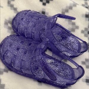 GAP Sparkling Purple Jelly Sandals